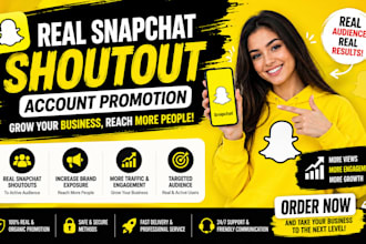 do real shoutout snapchat account promotion for your business