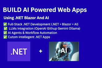 build ai powered apps using dotnet blazor and ai