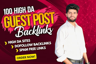 create high da guest post backlinks with SEO quality guest posting service