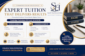 be your expert tutor for cambridge o and a level subjects
