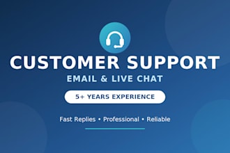 be your reliable email and live chat customer support agent