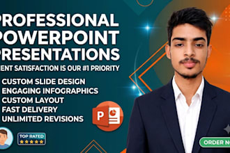 design a professional presentation and PPT slides