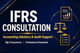 provide ifrs accounting consultation and audit support professionally