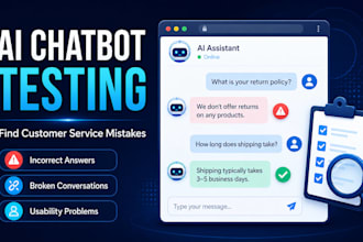 test your ai chatbot and find customer service mistakes