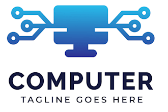 design a professional technology startup and IT company logo