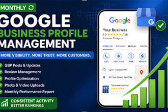 manage and optimize your google business profile monthly