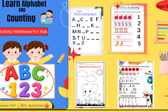 create kids worksheets and learning activity books