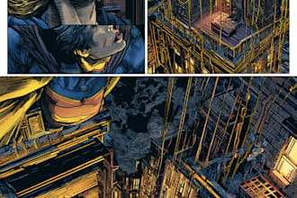 comic book illustration with comic book illustrator