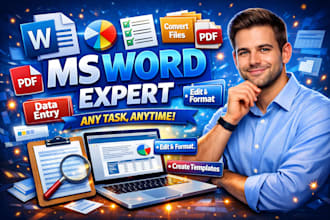 be your microsoft word expert for any document task