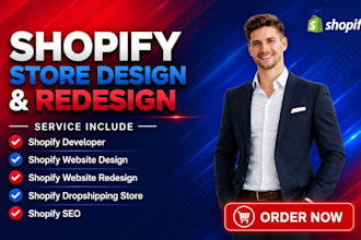 build a professional shopify store for your buniness