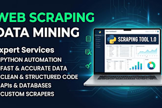 do python web scraping, data mining, and data scraping