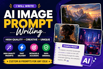 write professional ai image prompts