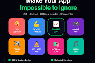 design a professional app icon for ios and android apps