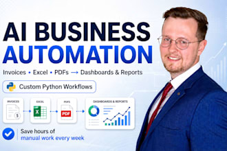 automate invoices, excel reports and dashboards with ai