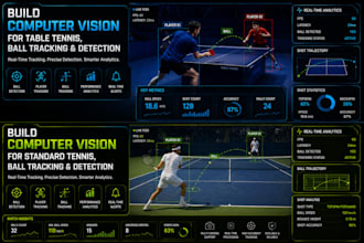 build computer vision for table and standard tennis, ball tracking and detection