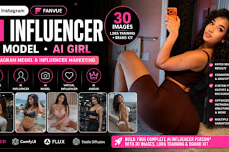 create ai influencer ai model, ai girl, instagram model and influencer marketing