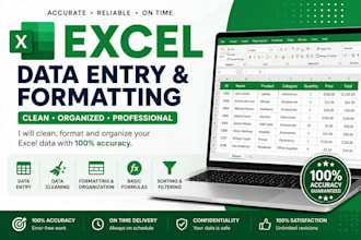 organize and format excel spreadsheets