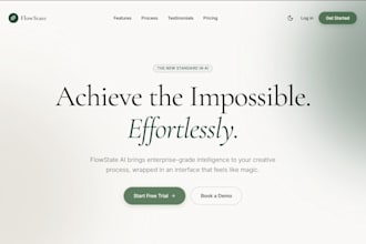 build premium interactive react website with gsap