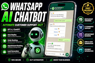 build a whatsapp ai chatbot for customer support