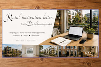 write a convincing dutch rental motivation letter