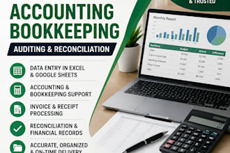 provide bookkeeping, accounting, and financial data entry services