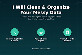 clean, organize and scrape data using python and pandas