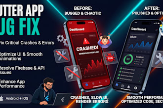 fix flutter bugs, crashes, firebase and rest API errors