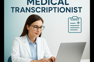 do fast medical transcription, data entry, and medical typing