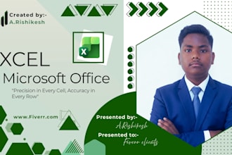 do professional excel data entry and powerpoint presentation