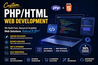 do expert on page and technical SEO for custom HTML and PHP websites