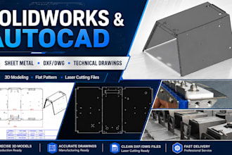 create machine parts and mechanical assemblies