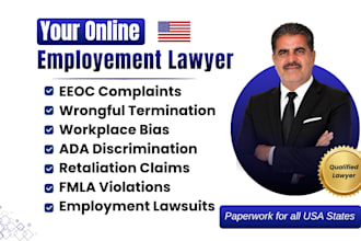 draft eeoc complaints, wrongful termination and employment lawsuits