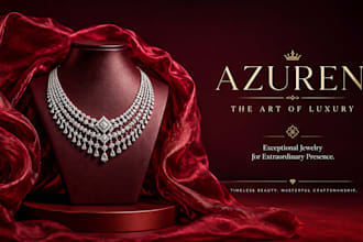 design luxury jewelry advertisement