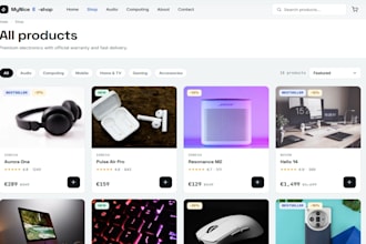 create full e shop for you in two days