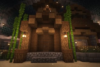 build a map or structure in minecraft for you