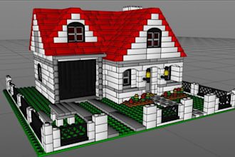 design custom lego moc with lego house architecture model pdf instruction