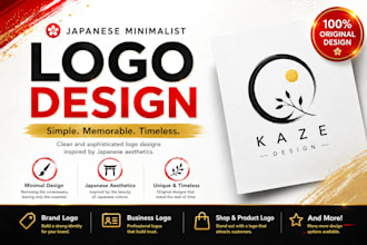 design a japanese minimalist logo