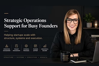 help busy startup founders with operational support
