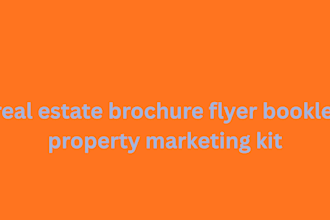 real estate brochure flyer booklet property marketing kit