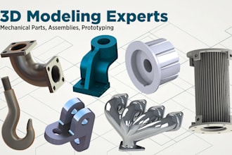 design cad parts and stl files for 3d printing