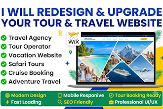 redesign and upgrade your tour and travel website
