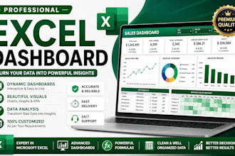 create a professional microsoft excel dashboard
