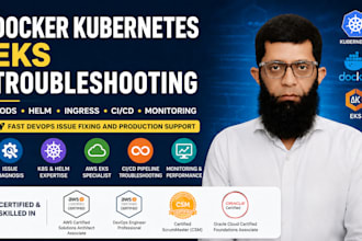 docker, kubernetes, helm, and AWS eks troubleshooting