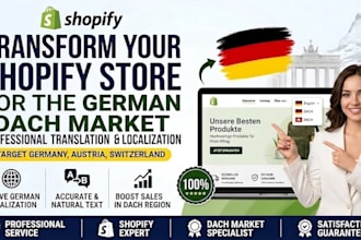 translate and localize your shopify store into german for the dach german market