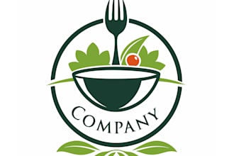 create an elegant restaurant branding logo