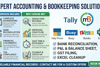 be your expert accountant in tally prime, busy, zoho books, and mybillbook