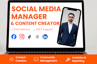 be your instagram and facebook social media manager for ecommerce growth