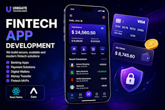 build a fintech mobile app banking app payment app or wallet app