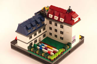 do 3d lego design lego modular house build lego technic botanical set