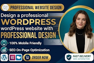 design a professional wordpress website with elementor pro and wpbakery